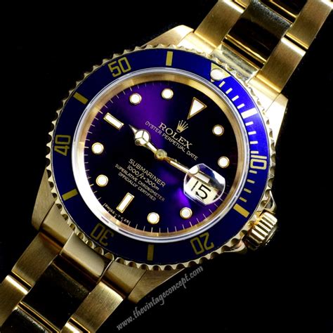 purple rolex submariner.